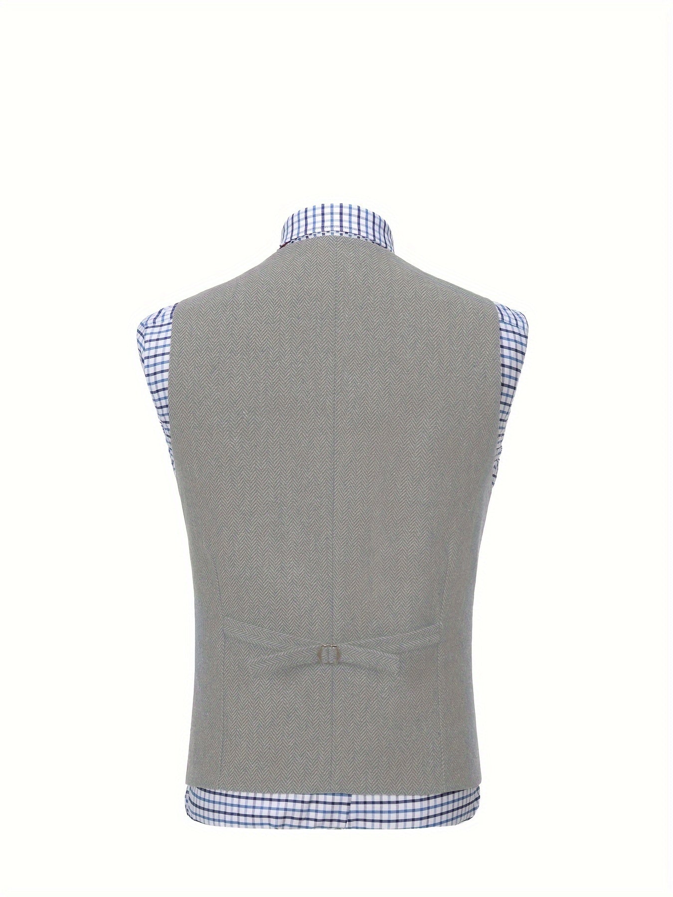 Etta | Waistcoat Brown Herringbone Tweed Notched Lapel for Women