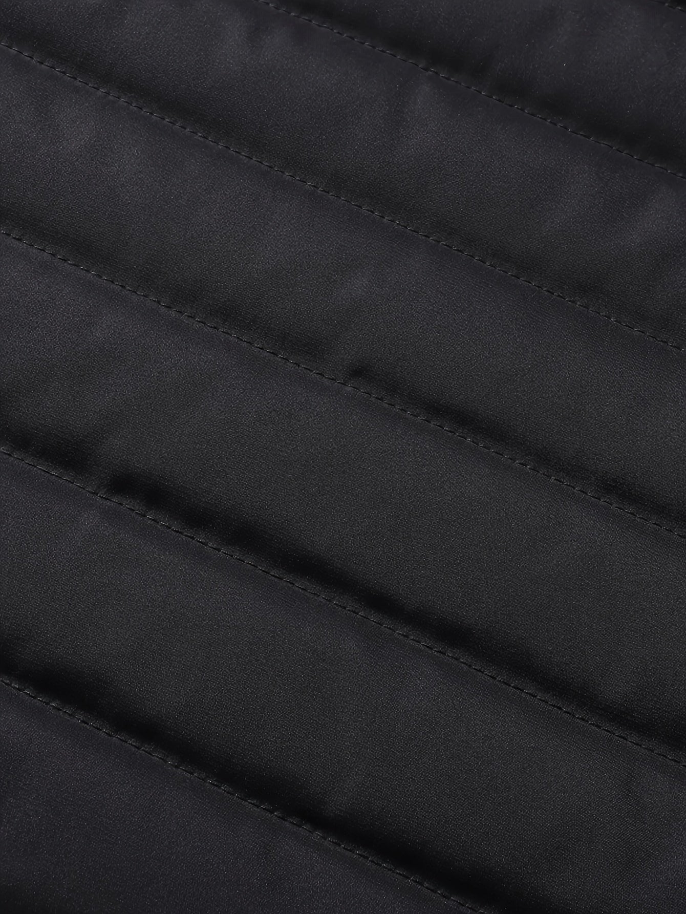 Sybil | Hooded Coat Black Fleece-Lined Insulated for Women