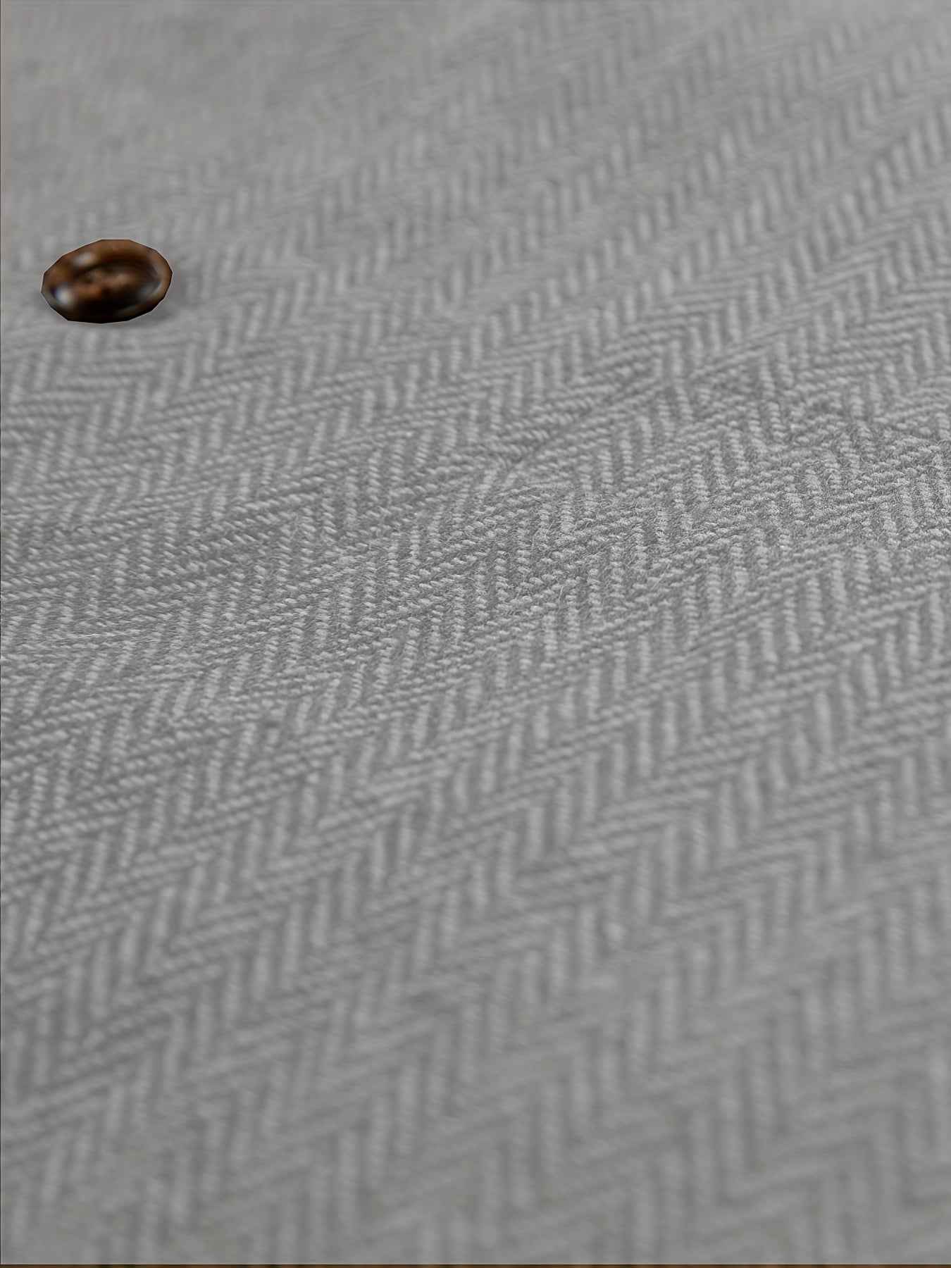 Etta | Waistcoat Brown Herringbone Tweed Notched Lapel for Women