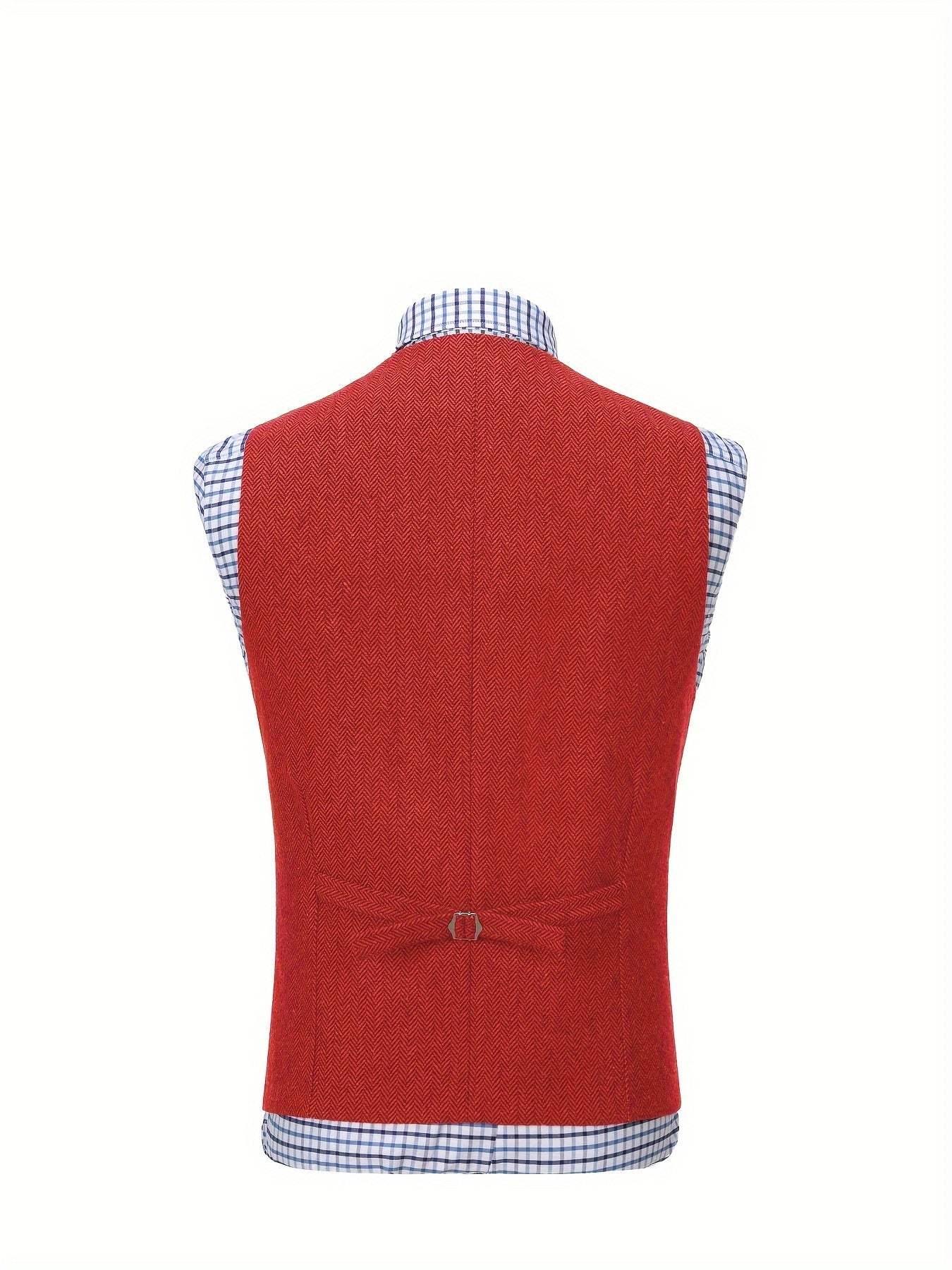 Etta | Waistcoat Brown Herringbone Tweed Notched Lapel for Women