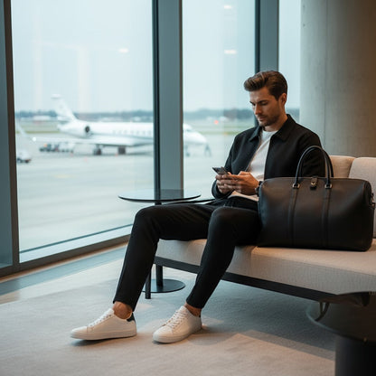 Percy | Suit Set Off-White Cotton Blend Slim Fit Zip Jacket and Trousers for Men