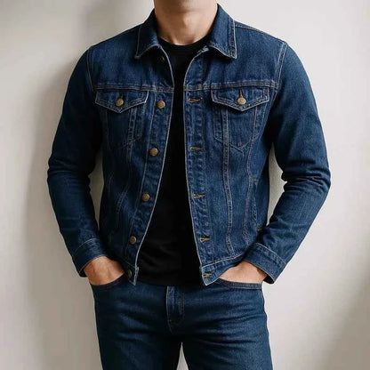 Digby | Denim Jacket Light Blue Cotton Regular Fit for Men