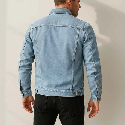 Digby | Denim Jacket Light Blue Cotton Regular Fit for Men