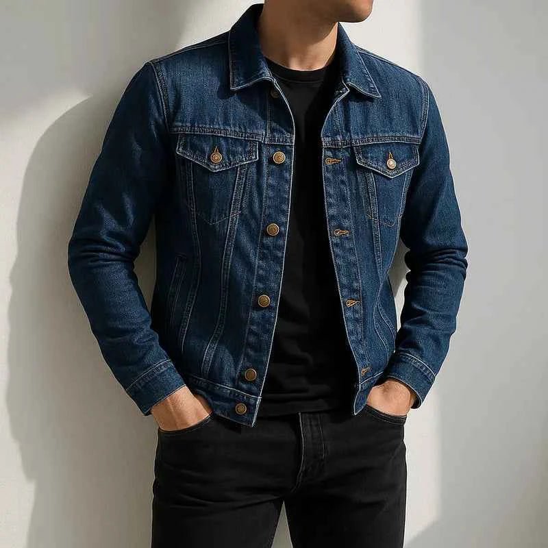 Digby | Denim Jacket Light Blue Cotton Regular Fit for Men