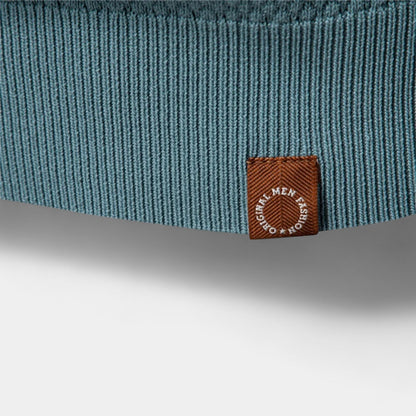 Tristan | Polo Shirt Cream Knit Open Collar Short Sleeve for Men
