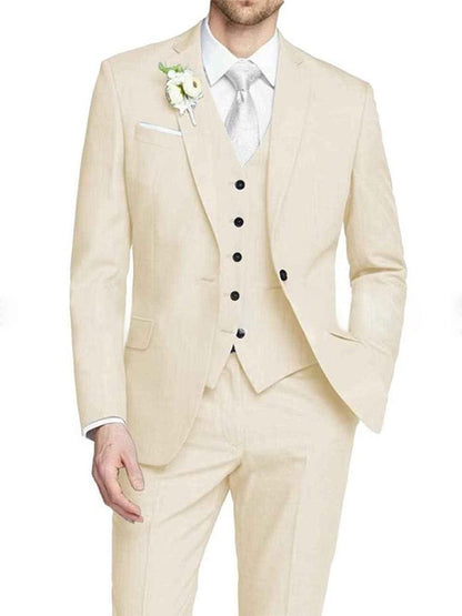 Elliot | Suit Pink Three-Piece Slim Fit Notch Lapel for Men