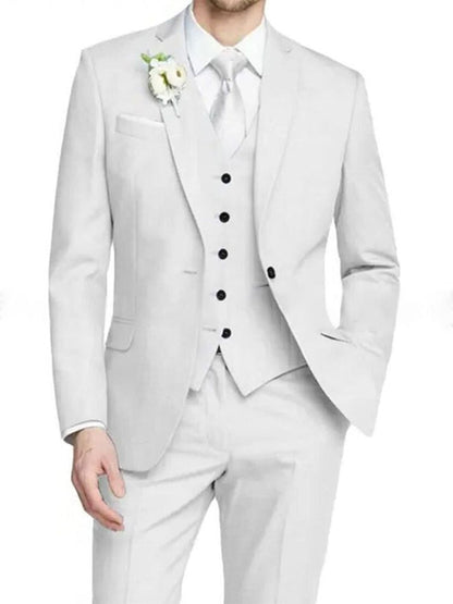 Elliot | Suit Pink Three-Piece Slim Fit Notch Lapel for Men