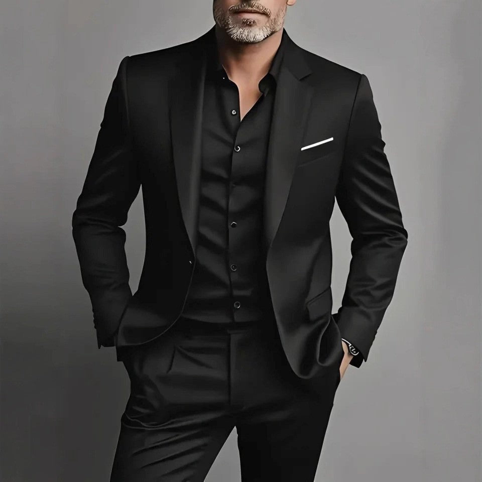 Piers | Suit Light Grey Slim Fit Two-Piece for Men