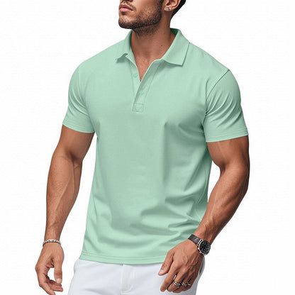 Theodore | Polo Shirt White Polyester Classic Fit for Men