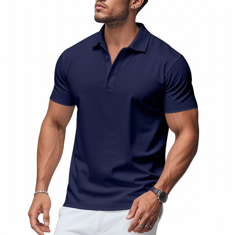Theodore | Polo Shirt White Polyester Classic Fit for Men