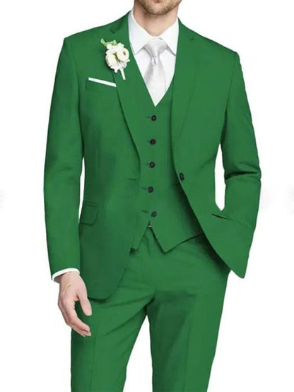 Leopold | Suit Lavender Tailored Fit Three-Piece for Men