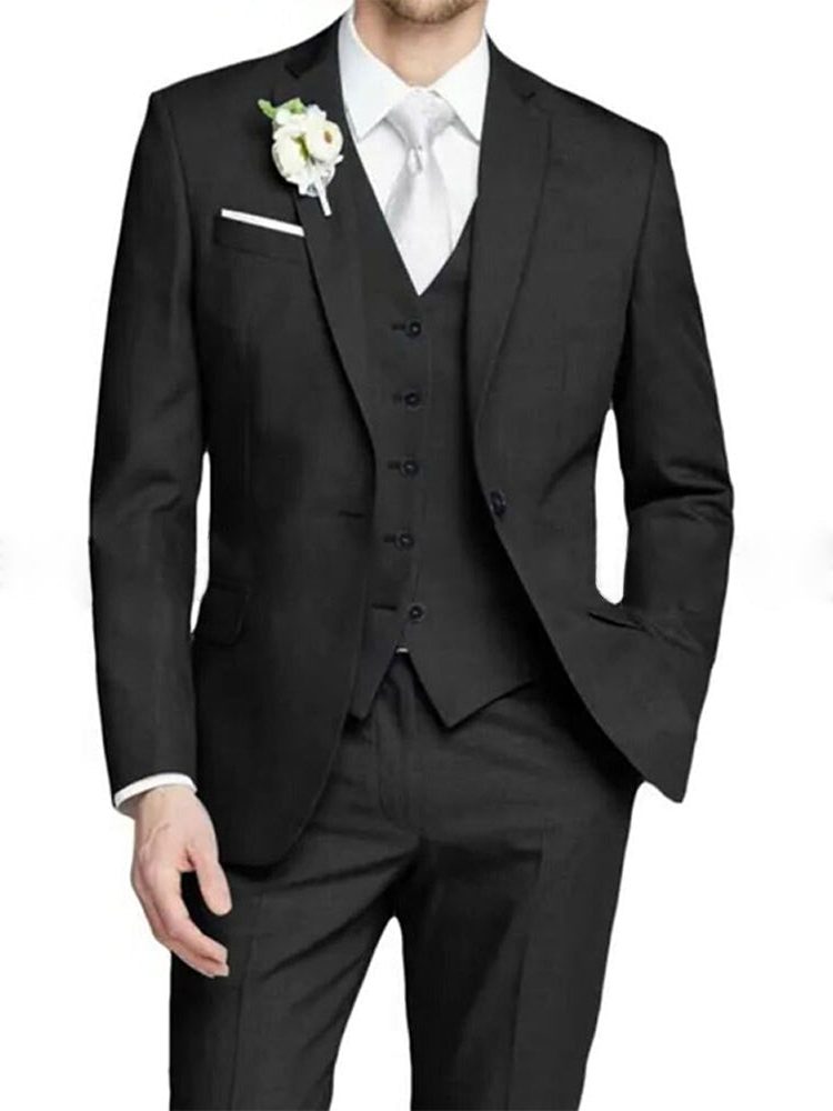 Leopold | Suit Lavender Tailored Fit Three-Piece for Men