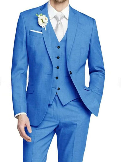 Leopold | Suit Lavender Tailored Fit Three-Piece for Men
