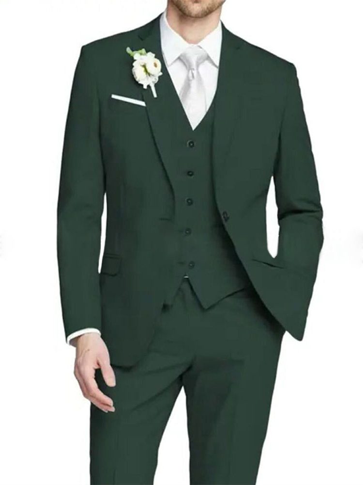 Leopold | Suit Lavender Tailored Fit Three-Piece for Men