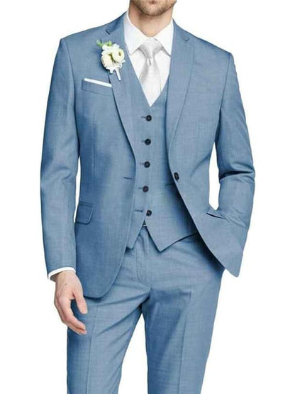 Leopold | Suit Lavender Tailored Fit Three-Piece for Men