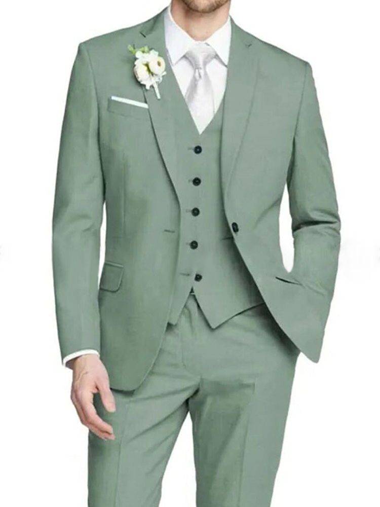Leopold | Suit Lavender Tailored Fit Three-Piece for Men