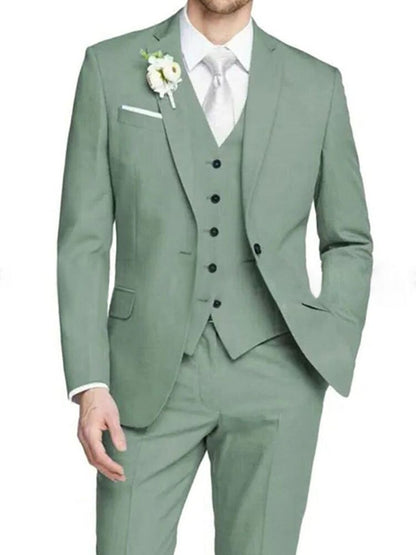 Leopold | Suit Lavender Tailored Fit Three-Piece for Men