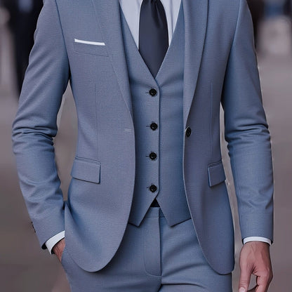 Cornelius | Three-Piece Suit Camel Slim Fit Double-Breasted for Men