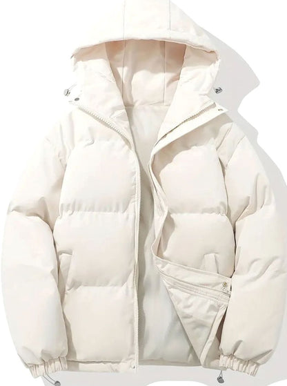 Seren | Quilted Puffer Jacket Pink Padded Stand Collar for Women